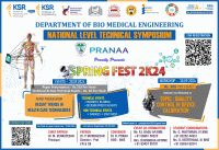 SPRING FEST 2K24 National Level Technical Symposium Poster